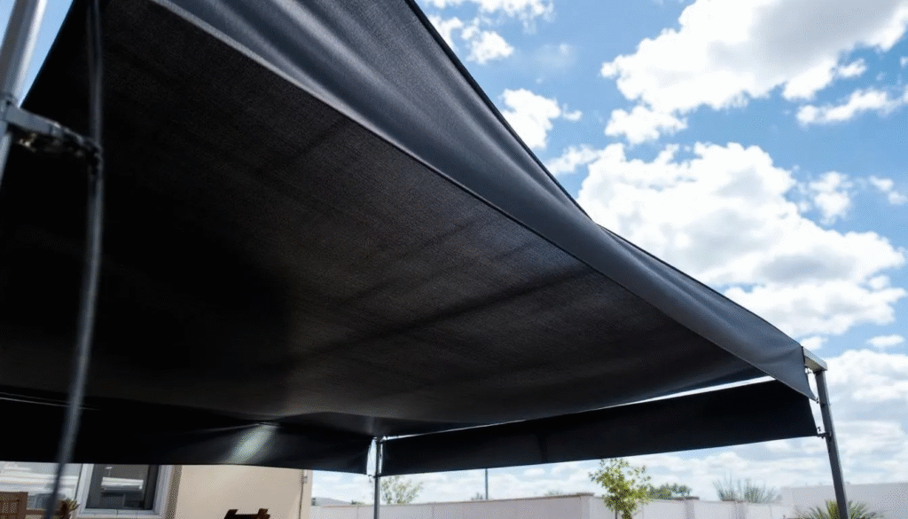UV Protection with Black Shade Cloth